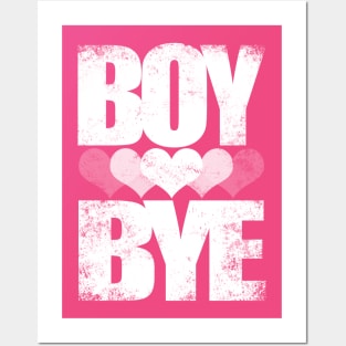 BOY BYE (White Version) Posters and Art